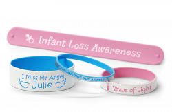 Stillborn Neonatal Loss Awareness Wristbands | Custom Made for Hope