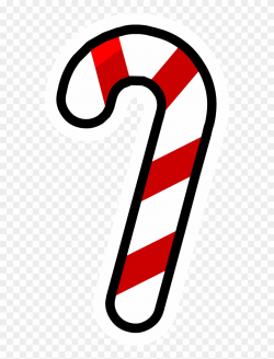 Candy Cane Pin - Gingerbread House Candy Clipart, HD Png ...