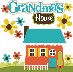 Old clipart grandma's house - Pencil and in color old clipart ...