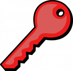 Red Key Clip Art at Clker.com - vector clip art online, royalty free ...