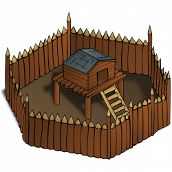 Clipart - RPG map symbols: Fort