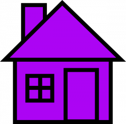 Purple House Clip Art at Clker.com - vector clip art online, royalty ...