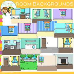 House Rooms Backgrounds Clip Art
