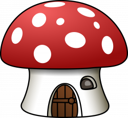 Clipart - Mushroom house