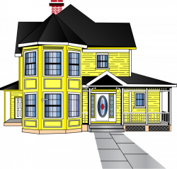 Little Yellow House Clip Art at Clker.com - vector clip art online ...