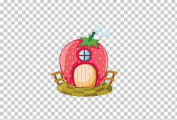House Cartoon Strawberry Illustration PNG, Clipart ...