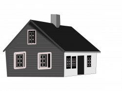 PNG House Black And White Transparent House Black And White.PNG ...