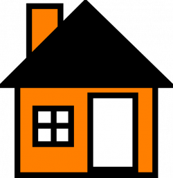 Orange House The Clip Art at Clker.com - vector clip art online ...