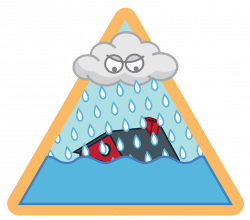 Flood Drawing Clip art - The storm drowned the house 1139*1005 ...