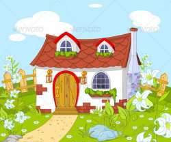 Cute Little House - Buildings Objects | Cute Stuff | Cute ...