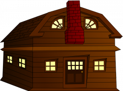 Wooden houses clipart - Clipground