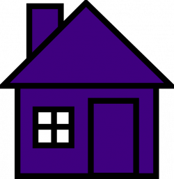 Very Purple House Clip Art at Clker.com - vector clip art online ...