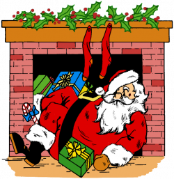 28+ Collection of Santa Claus Chimney Clipart | High quality, free ...