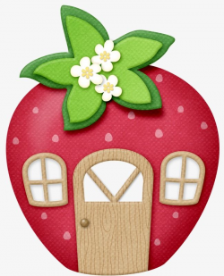 Strawberry House | strawberry | Felt ornaments patterns ...