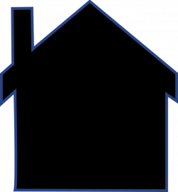 free clipart house silhouette - Clipground