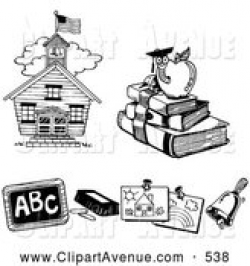 Royalty Free Stock Avenue Designs of School Houses