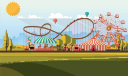 Image result for amusement park clipart | VBS Decor | Park ...