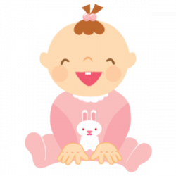 Baby Girl Laughing 256 | Free Images at Clker.com - vector clip art ...