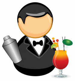 Clipart - Barman