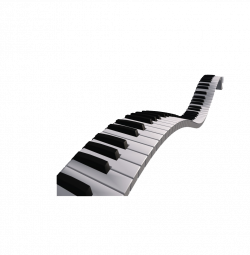 Piano Musical keyboard Clip art - Black and white piano keys 1024 ...
