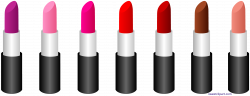 Lipstick Colors Clipart - Sweet Clip Art