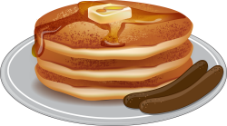 28+ Collection of Pancake And Sausage Breakfast Clipart | High ...