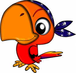 Clipart - Pirate Parrot