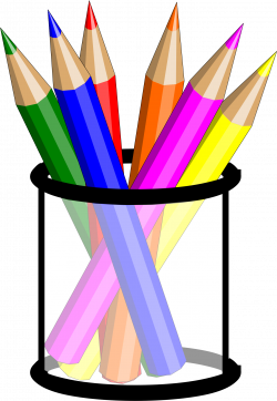 28+ Collection of Colouring Pencils Clipart | High quality, free ...