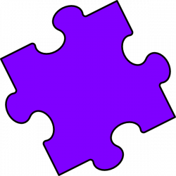 Purple Puzzle Piece Clip Art at Clker.com - vector clip art online ...