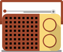 Clipart - radio portable