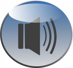 Audio Speaker Glossy Icon 75% Opaque Clip Art Clip Art at Clker.com ...