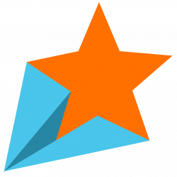 Star clipart orange - Pencil and in color star clipart orange