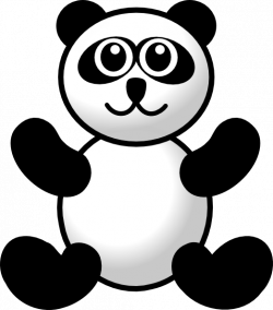Panda Toy Clip Art at Clker.com - vector clip art online, royalty ...