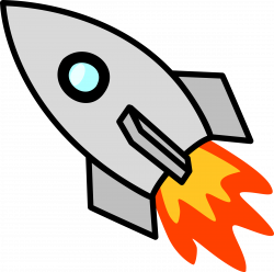 Clipart - Toy rocket