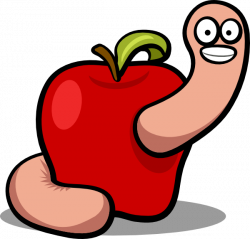 Apple Worm Clip Art at Clker.com - vector clip art online, royalty ...