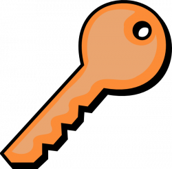 Orange Key Clip Art at Clker.com - vector clip art online, royalty ...
