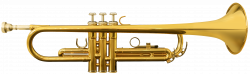 Trumpet Transparent Clip Art Image | Gallery Yopriceville - High ...