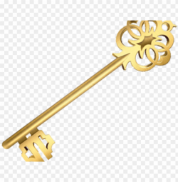 key clipart golden key - brass PNG image with transparent ...