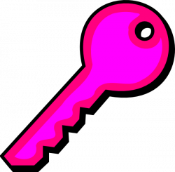 Pink Key Clip Art at Clker.com - vector clip art online, royalty ...