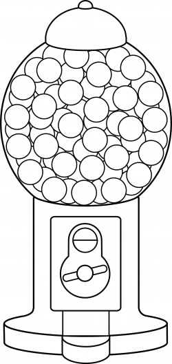Gumball Machine Coloring Page Free Clip Art And - dotcon.me