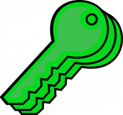 Green Keys Clip Art at Clker.com - vector clip art online, royalty ...
