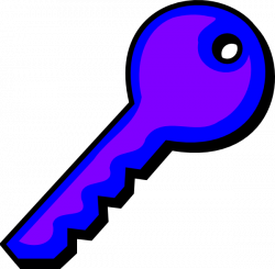 Purple Blue Key Clip Art at Clker.com - vector clip art online ...