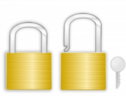 Clipart - Lock and Key