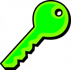 Neon Green Key Clip Art at Clker.com - vector clip art online ...