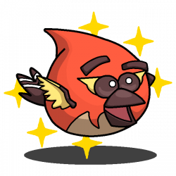 Shiny Fletchinder + Red Bird (Angry Birds) by shawarmachine ...