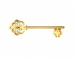 Gold Skeleton key Clip art - key 1280*1024 transprent Png Free ...