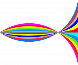 Clipart - Rainbow Fish