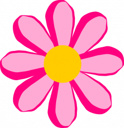 Pink Flower 2 Clip Art at Clker.com - vector clip art online ...