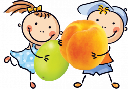 Dried Fruit clipart for kid - Pencil and in color dried fruit ...
