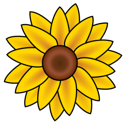 Sunflower Clipart Flower Head Free collection | Download and share ...